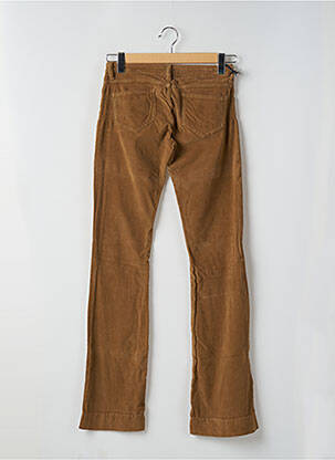 Pantalon slim taille basse taille basse jaune FIVE PM femme