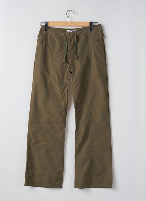 Pantalon droit tissage popeline taille normale vert BLEND SHE femme