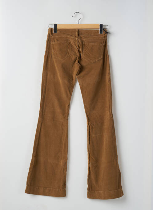 Pantalon flare jaune FIVE PM pour femme