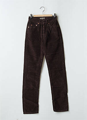 Jeans coupe slim taille normale taille normale marron REDWOOD femme