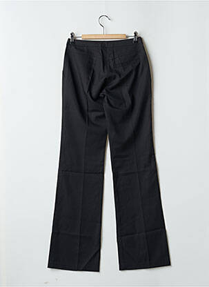 Pantalon droit tissage popeline taille normale noir TIM BARGEOT femme