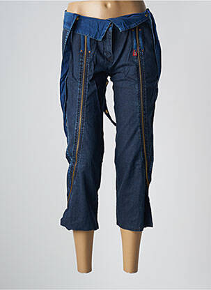 Pantacourt taille normale taille normale bleu BE YOU K femme
