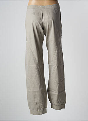 Pantalon 7/8 tissage popeline taille basse gris SESSUN femme