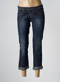 Jeans coupe slim tissage brut taille normale bleu TAKE TWO femme