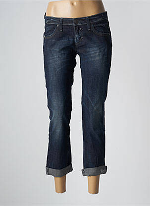 Jeans coupe slim tissage brut taille normale bleu TAKE TWO femme