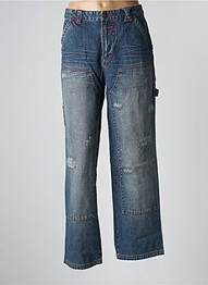 Jeans coupe droite taille normale taille normale bleu TWO ANGLE femme