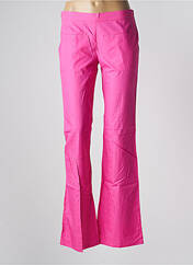 Pantalon flare rose TIM BARGEOT pour femme seconde vue