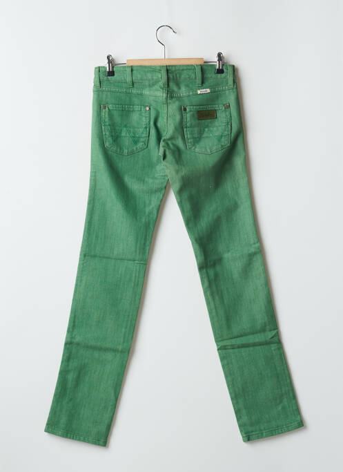 Jeans coupe slim vert WRANGLER pour femme