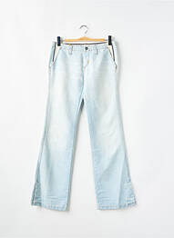 Jeans bootcut stretch taille basse bleu MELTIN'POT femme