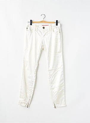 Pantalon slim taille basse taille basse blanc MISS SIXTY femme