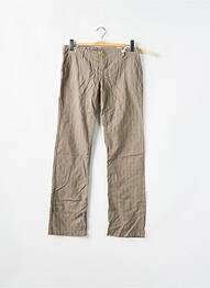 Pantalon slim taille basse taille basse marron MOGUL femme