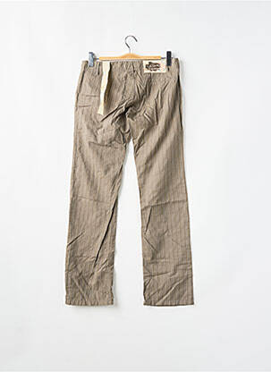 Pantalon slim taille basse taille basse marron MOGUL femme