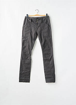 Pantalon slim taille basse taille basse gris ONLY femme