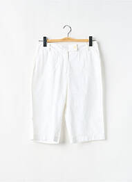 Bermuda tissage popeline taille normale blanc PABLO GERARD DAREL femme