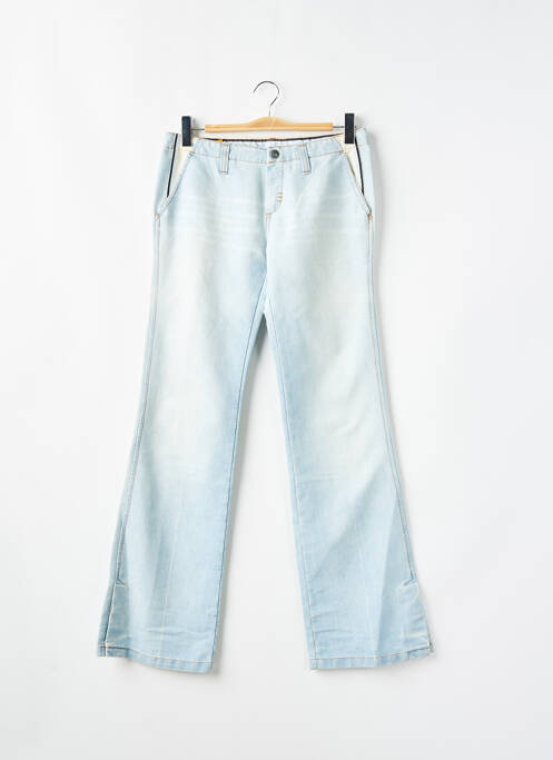 Jeans bootcut stretch taille basse bleu MELTIN'POT femme