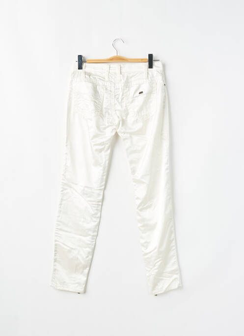 Pantalon slim taille basse taille basse blanc MISS SIXTY femme