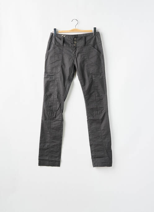Pantalon slim taille basse taille basse gris ONLY femme