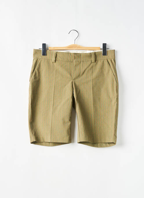Bermuda taille basse taille basse vert ONLY femme