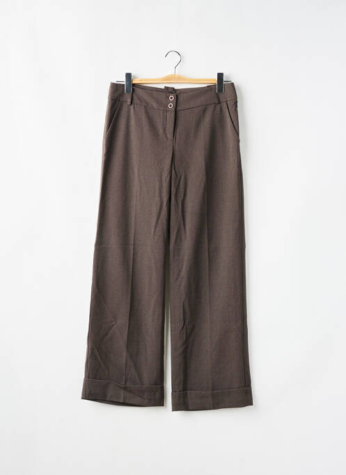 Pantalon droit marron PAKO LITTO pour femme