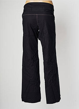 Pantalon droit tissage popeline taille normale noir LADY SOUL femme