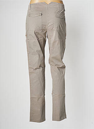 Pantalon cargo slim taille normale gris LEON & HARPER femme