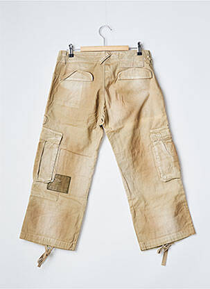 Pantalon cargo coupe droite taille normale beige LOIS femme