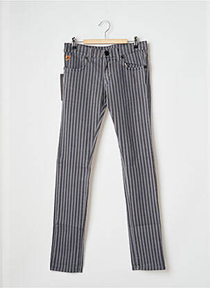 Jeans coupe slim stretch taille normale gris LOIS femme