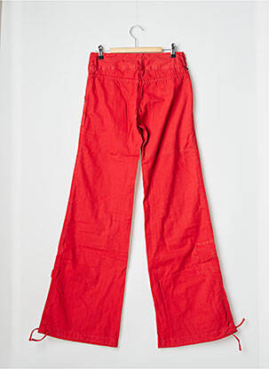 Jeans coupe droite taille normale taille normale rouge LOIS femme