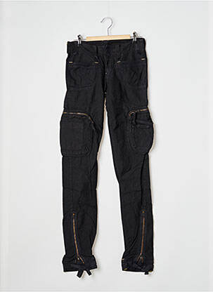 Pantalon cargo slim taille normale noir LE TEMPS DES CERISES femme
