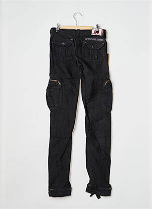 Pantalon cargo slim taille normale noir LE TEMPS DES CERISES femme