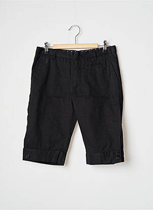 Short fermeture zippée sous rabat boutonné taille normale noir LADY SOUL femme