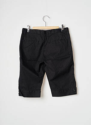 Short fermeture zippée sous rabat boutonné taille normale noir LADY SOUL femme