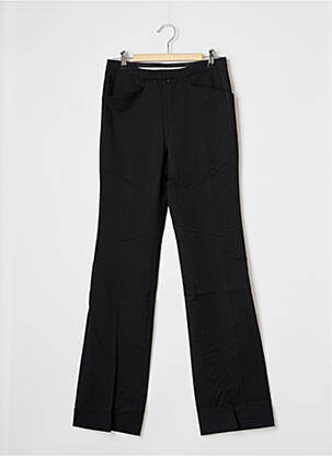 Pantalon chino tissage popeline taille normale noir LADY SOUL femme
