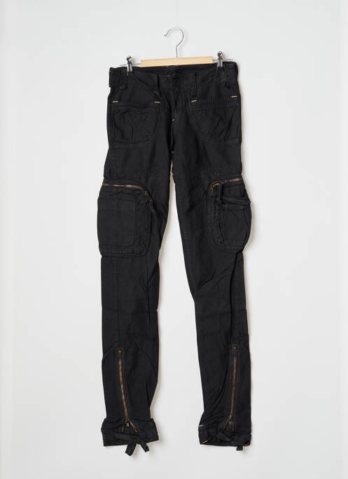 Pantalon cargo poches taille normale noir LE TEMPS DES CERISES femme