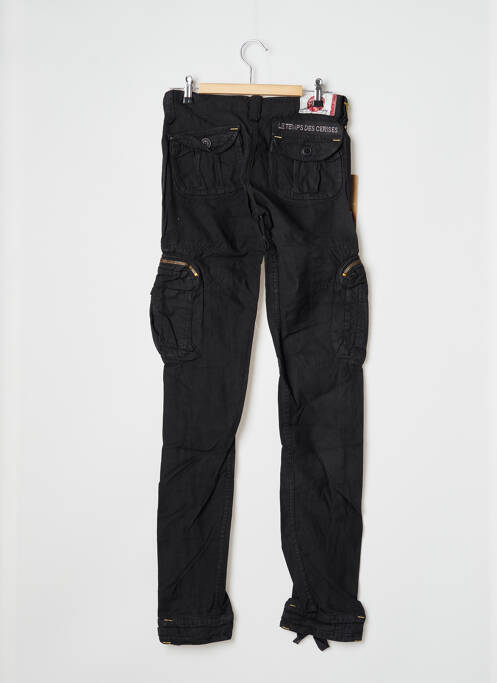 Pantalon cargo poches taille normale noir LE TEMPS DES CERISES femme
