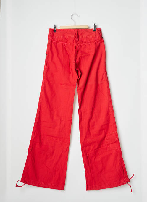 Jeans coupe droite rouge LOIS pour femme