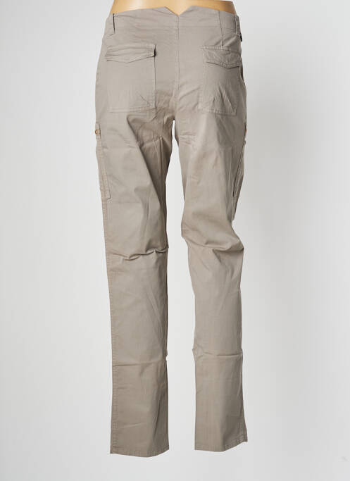 Pantalon cargo gris LEON & HARPER pour femme