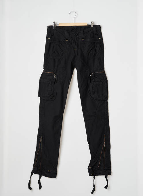 Pantalon cargo noir LE TEMPS DES CERISES pour femme