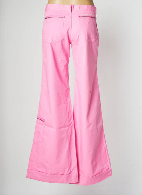 Pantalon droit rose LA BRIGADA INTERNACIONAL pour femme