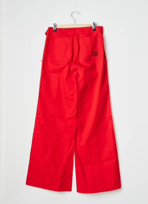 Pantalon droit rouge LA BRIGADA INTERNACIONAL pour femme