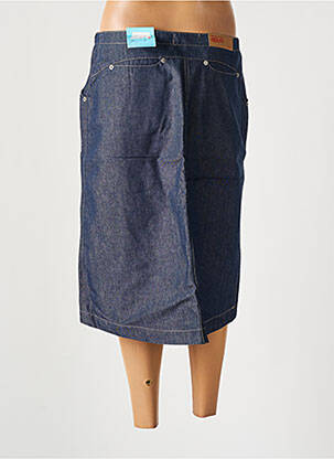 Jupe mi-longue taille normale bleu FREEDOM EPURE femme