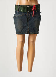 Jupe courte poches bleu NEW LONDON femme