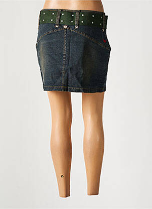 Jupe courte poches bleu NEW LONDON femme