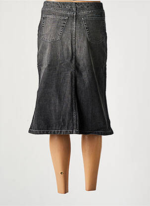 Jupe mi-longue stretch noir SCHOOL RAG femme