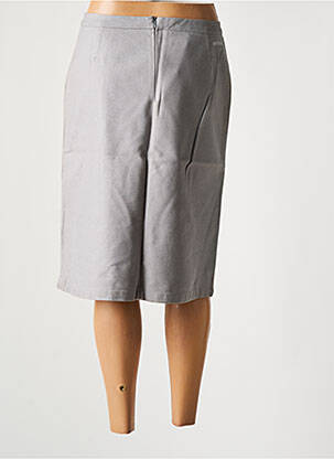Jupe mi-longue taille à pinces gris SCHOOL RAG femme