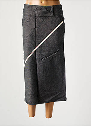 Jupe longue coupe droite noir SESSUN femme