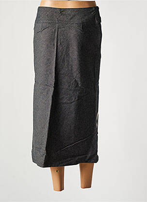 Jupe longue coupe droite noir SESSUN femme