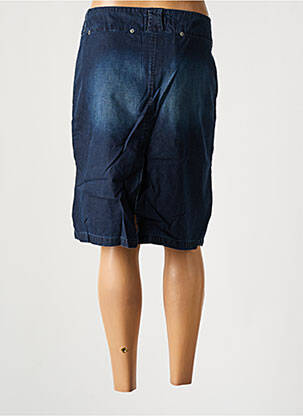 Jupe mi-longue stretch bleu TEDDY SMITH femme