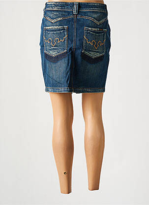 Jupe courte poches bleu TEDDY SMITH femme