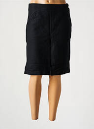 Jupe mi-longue taille à pinces noir TIM BARGEOT femme